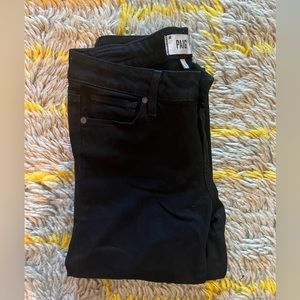 Paige jeans, super black, size 26